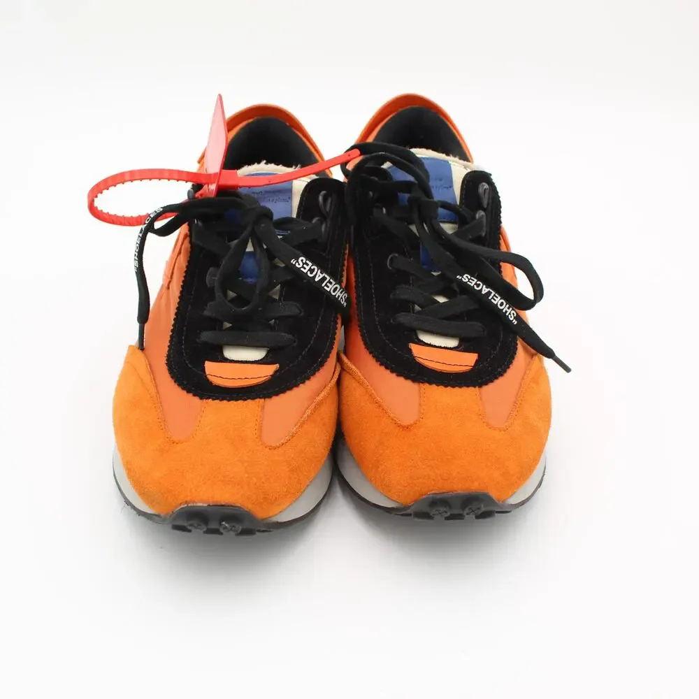 Off White Arrow Running Sneaker 43 Mens 10 Orange Virgil Abloh Streetwear Retro